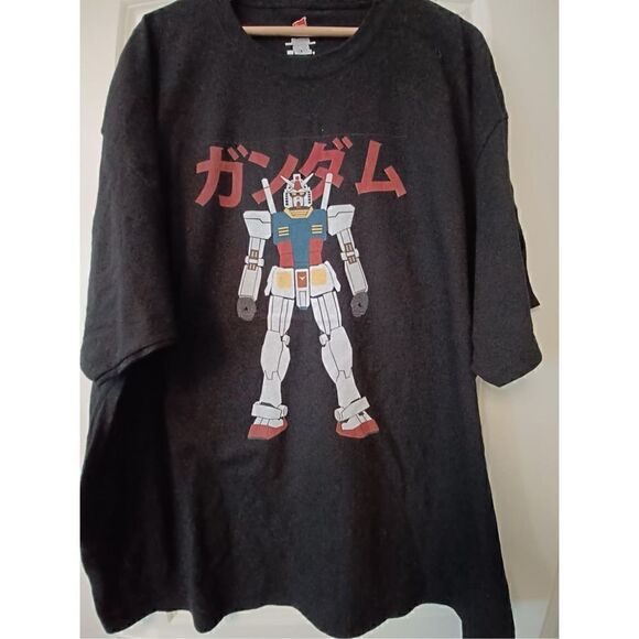 White Mecha Men's T-shirt size 3XL - Picture 1 of 2